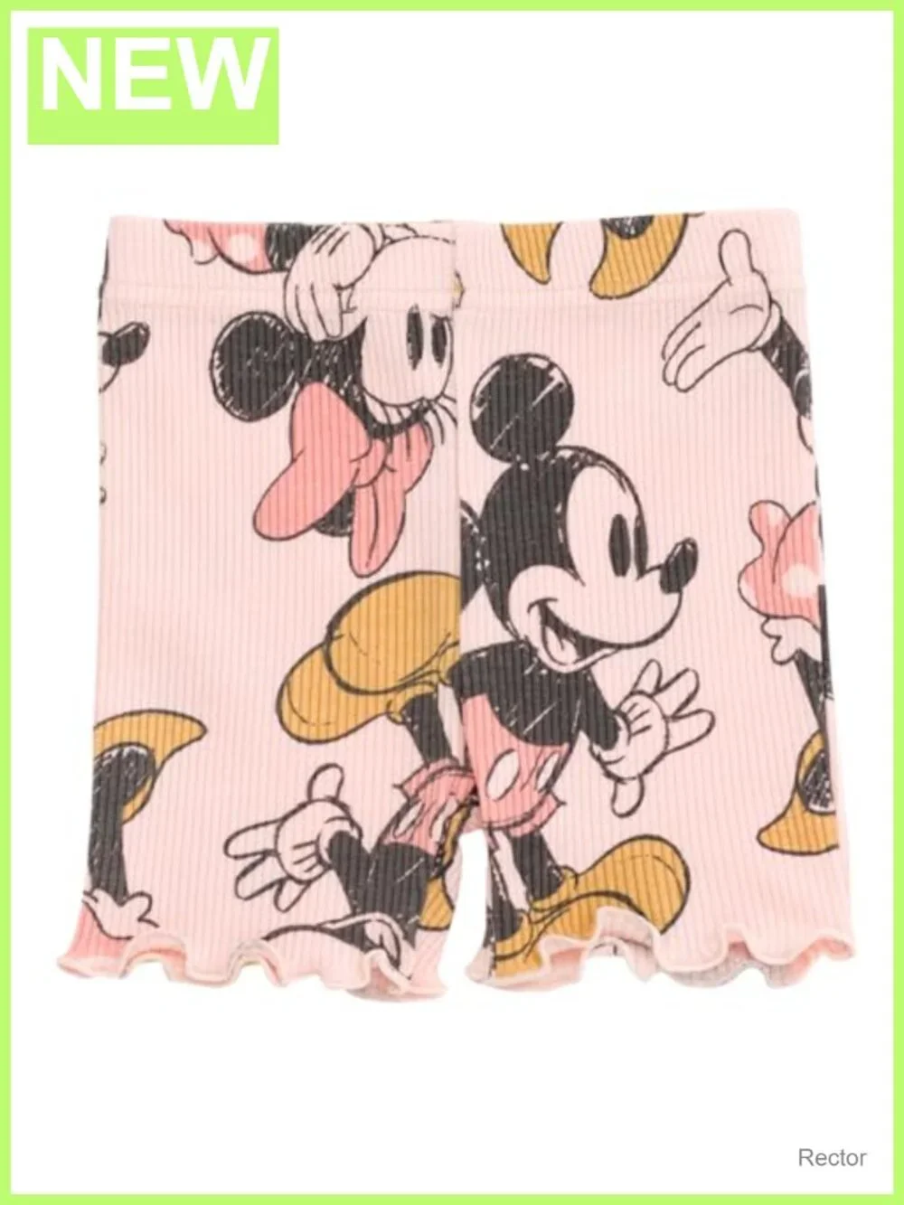 Disney Girls Ribbed Peplum Tee and Shorts Set Toddler Kids